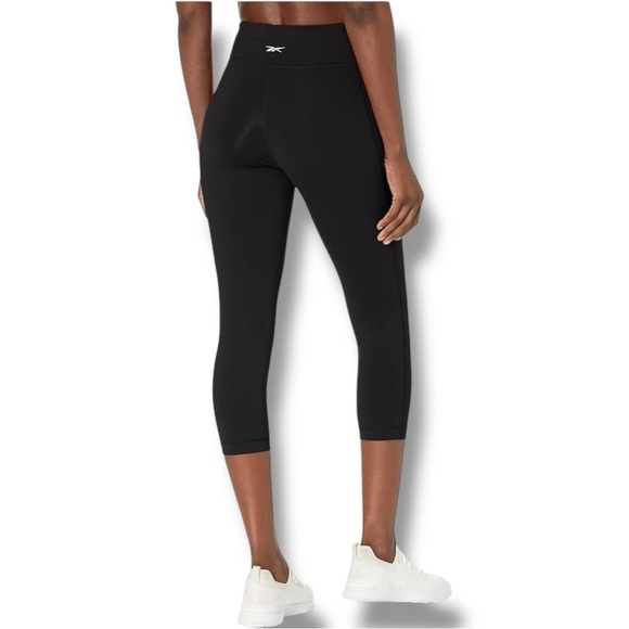 Reebok Lux 3/4 Capri Leggings - Black XL - Picture 2 of 10